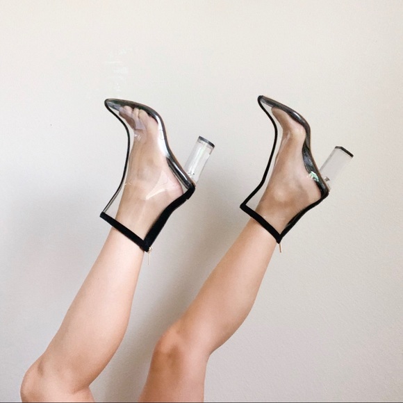 Raye Felicity Clear Plastic Boots 7 - Picture 7 of 7